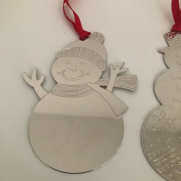 NWOT🎄 Engraveable Snowmen Ornaments - Picture 4 of 7
